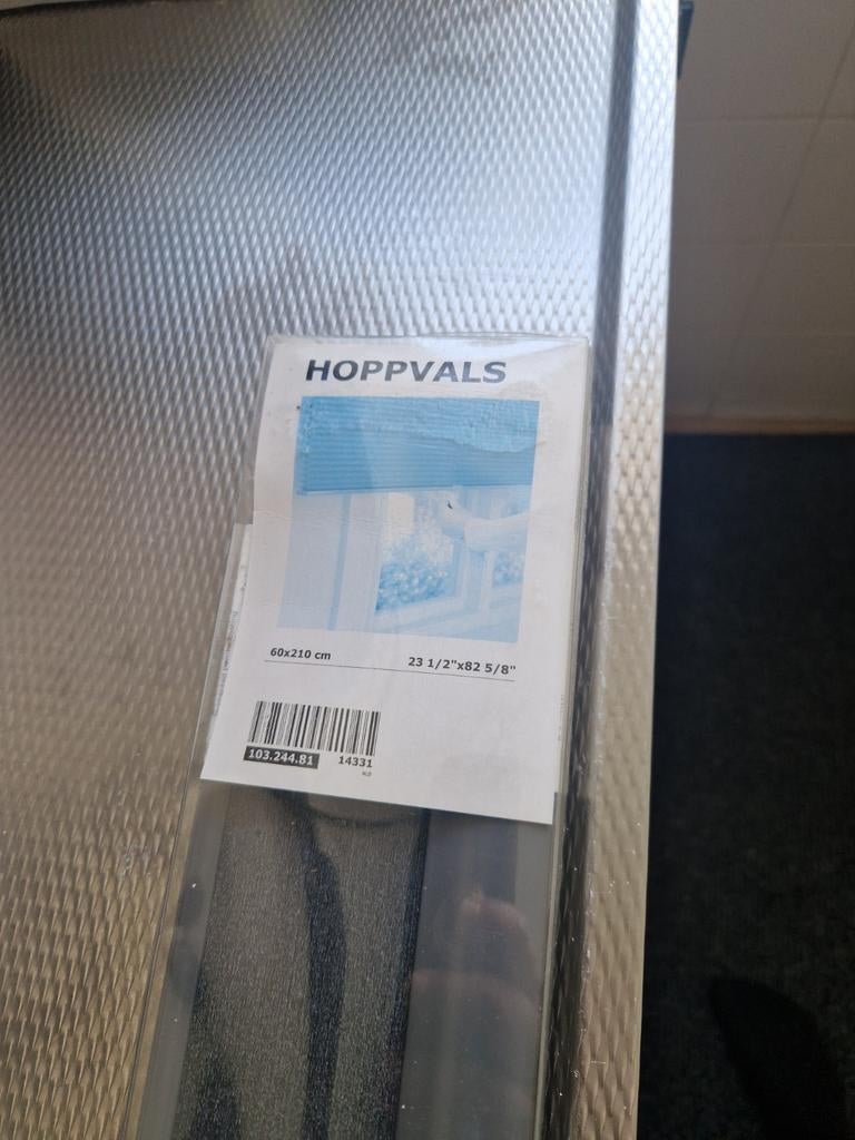 IKEA Hoppvals rolgordijn 60x210 cm, grijs, Huis en Inrichting, Stoffering | Gordijnen en Lamellen, Minder dan 50 cm, Modern, functioneel
