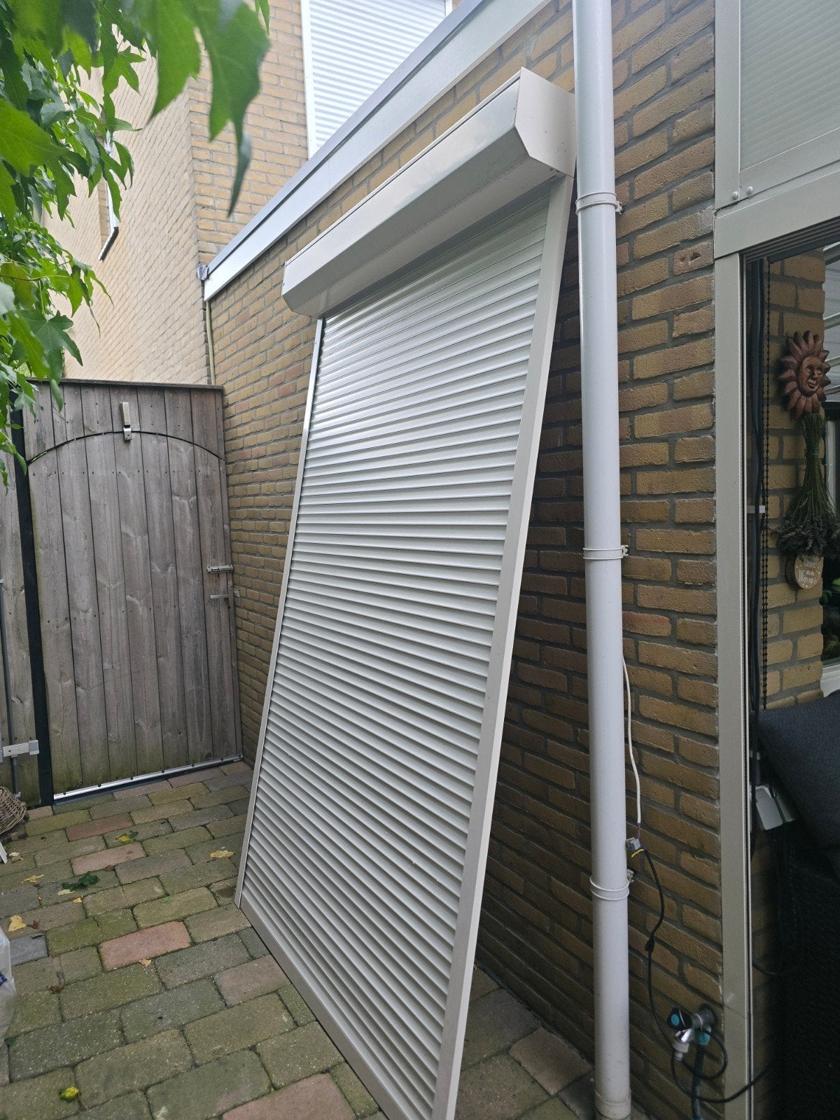 Rolluik Heroal met zgan somfy rs100motor, Doe-het-zelf en Verbouw, Rolluiken, Ophalen, Gebruikt, 100 tot 150 cm, 200 cm of meer