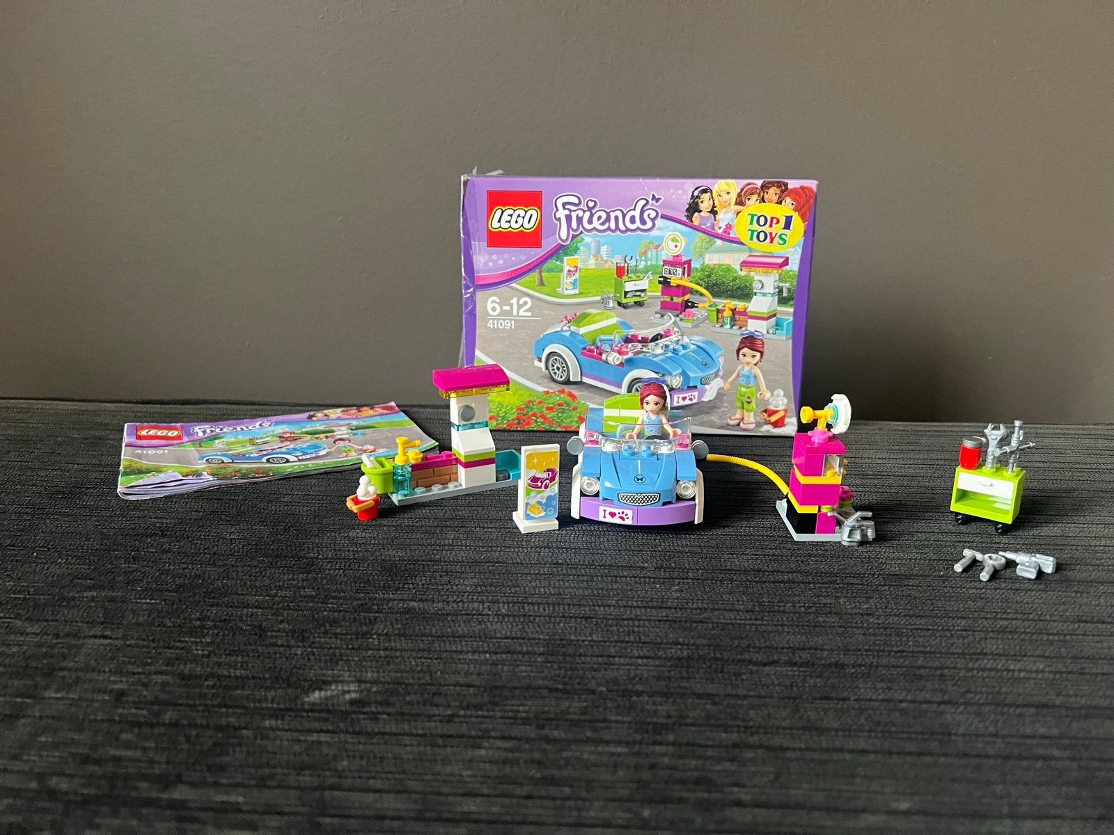 LEGO Friends 41091 Mia's Sportwagen - Compleet met doos, Ophalen of Verzenden, Zo goed als nieuw, Overige merken