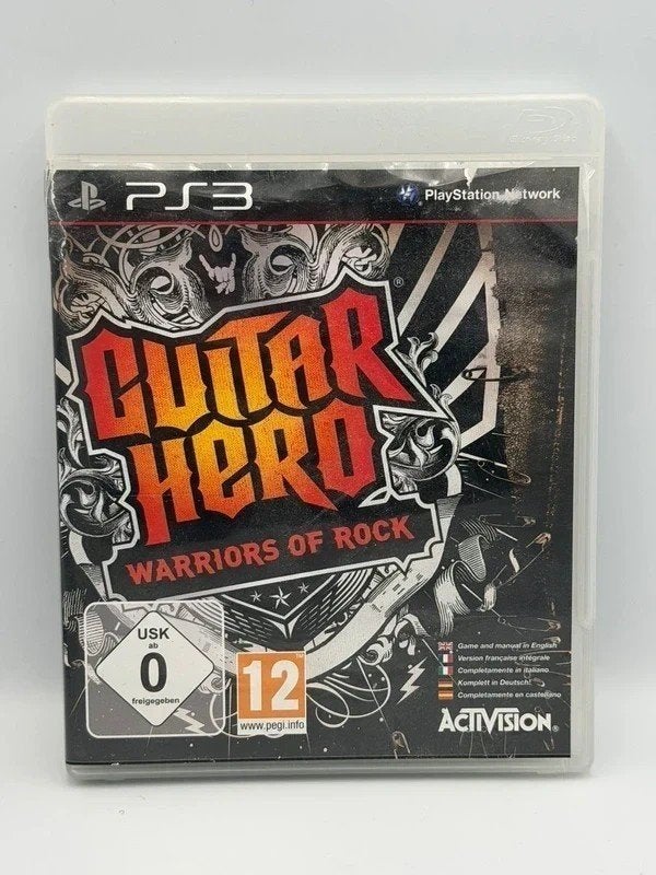 Guitar Hero Warriors of Rock PS3 PlayStation 3, Spelcomputers en Games, Muziek, 1 speler, Sony, Ophalen of Verzenden