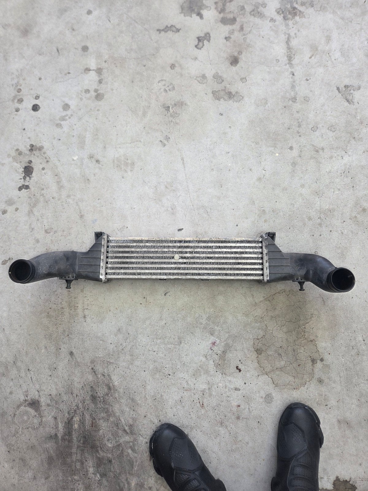 Mercedes clk radiator, intercooler en condensor, Ophalen, Gebruikt, Mercedes-Benz