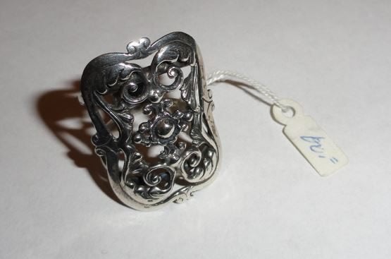 Ring zilver Opengewerkt 835 zilver Niekerk Schoonhoven, 18 tot 19, Verzenden, Nieuw, Dame