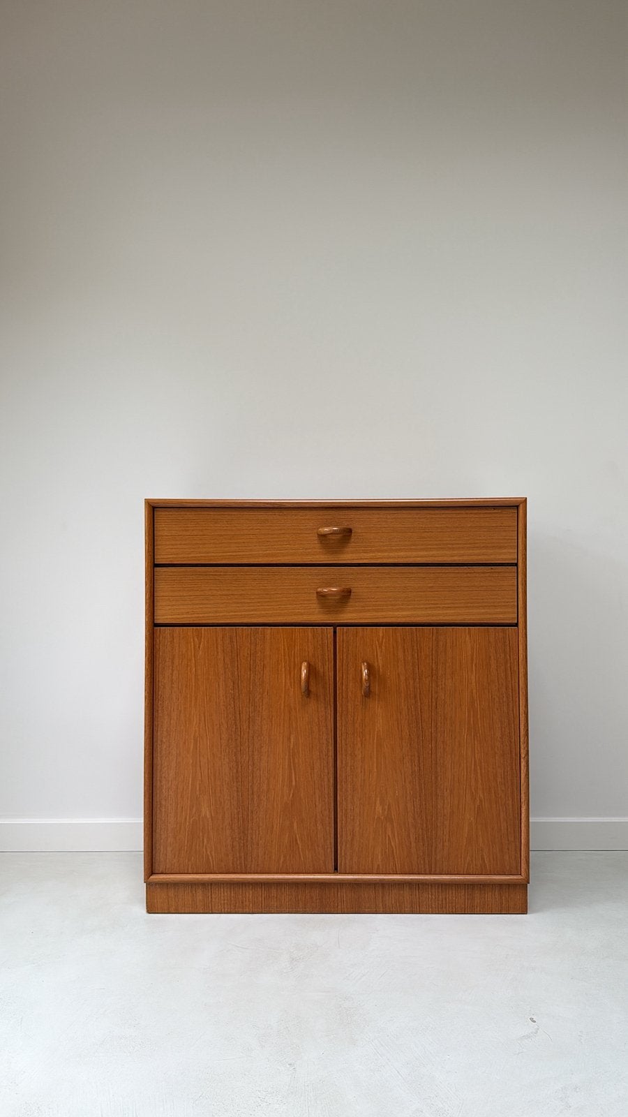 Vintage teak houten kast, Ophalen, 50 tot 100 cm, Zo goed als nieuw, Nvt