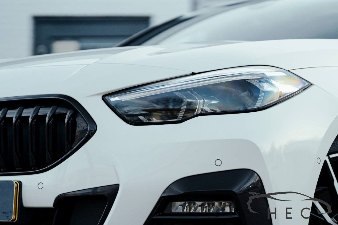 BMW 2-serie Gran Coupé - 218i M sport|Pano|Carplay|Stoelver, Gebruikt, Wit, Bedrijf, Handgeschakeld