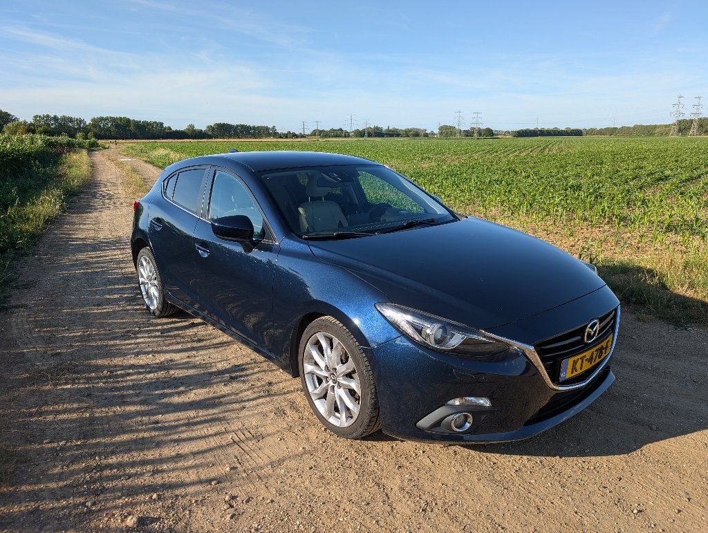 Mazda 3 GT-M Skyactive-g 120 pk Aut. 2016 Blauw, Auto's, Mazda, Particulier, ABS, Achteruitrijcamera, Airbags, Airconditioning