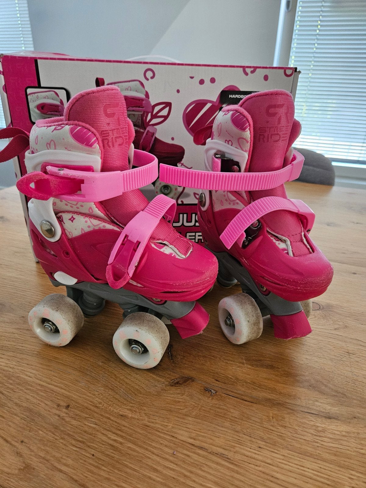 Rolschaatsen maat 27-30, Kinderen en Baby's, Speelgoed | Buiten | Rolschaatsen, Ophalen, Kinderen, Verstelbaar, Gebruikt