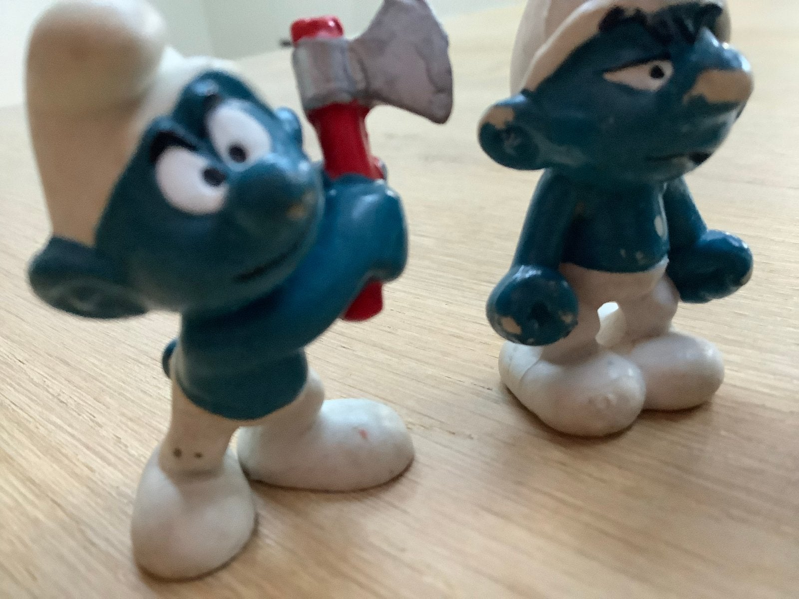 Vintage Smurfen beeldjes - Schleich/Bully (10 stuks), Ophalen of Verzenden, Gebruikt