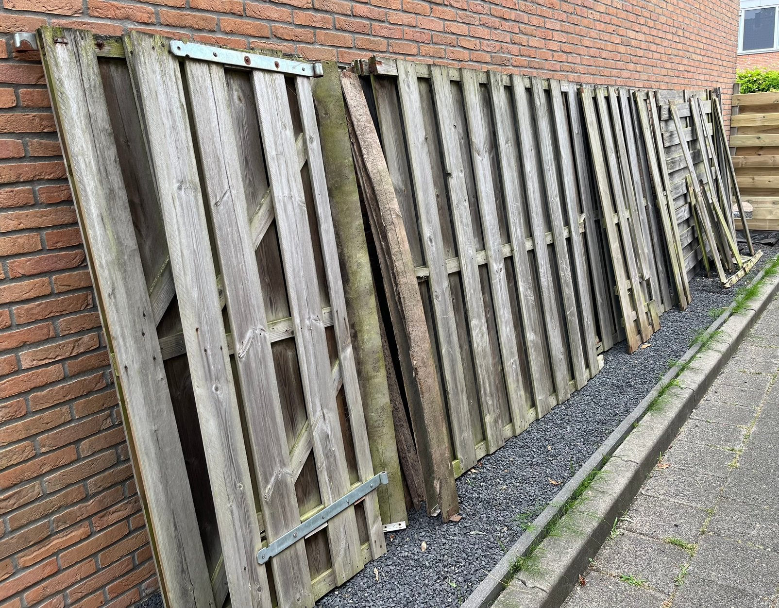 Gebruikt tuinhout, Tuin en Terras, Ophalen, Minder dan 3 meter, Hout, 1 tot 2 meter