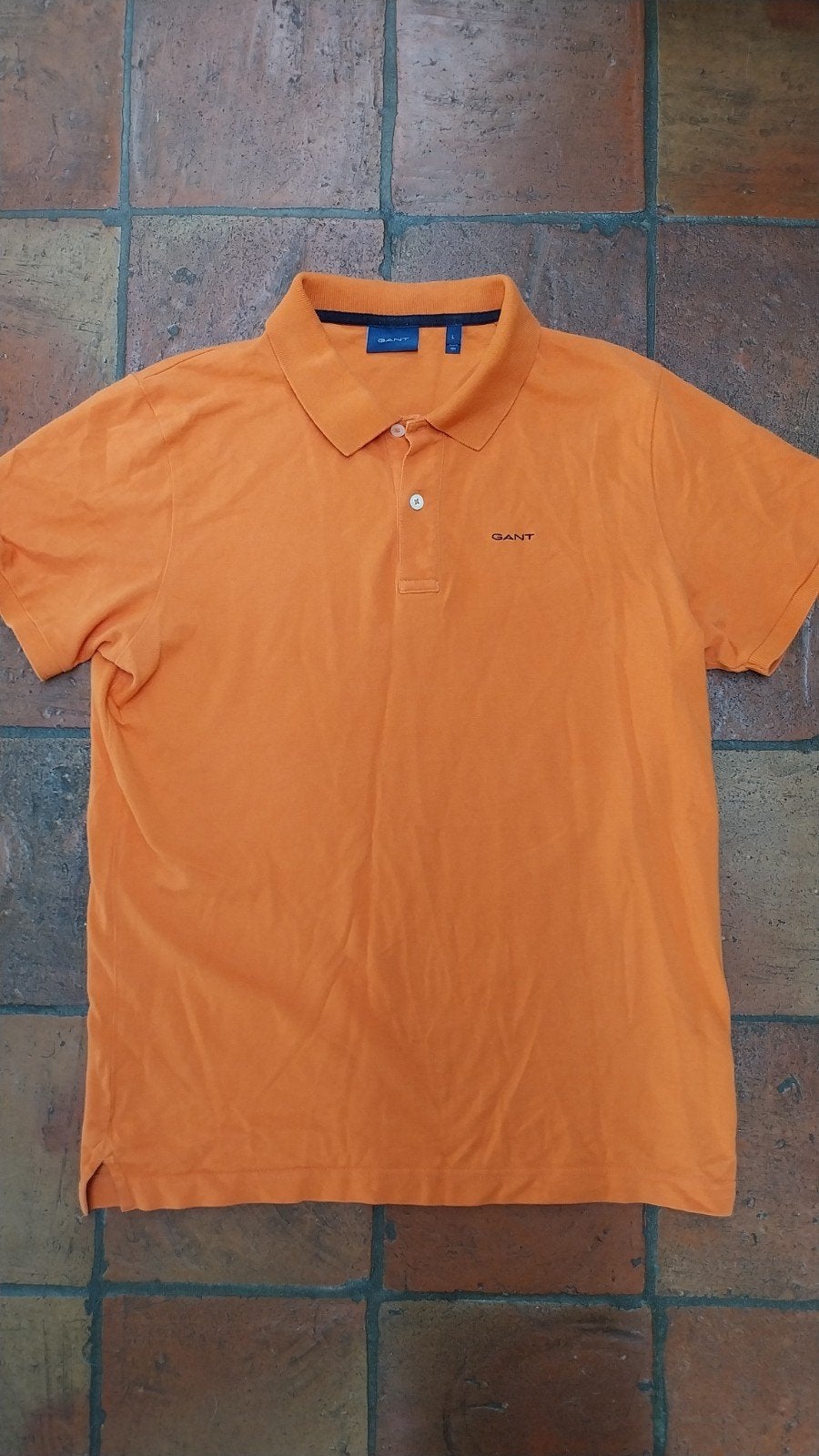 GANT poloshirt, oranje, maat L, Maat 52/54 (L), GANT, Oranje, Ophalen of Verzenden