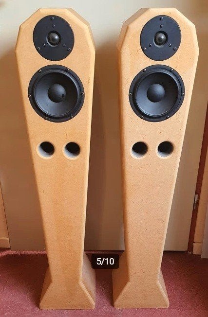 High-end luidsprekers met Morel units en Intertechnik filter, Zo goed als nieuw, 120 watt of meer, Front, Rear of Stereo speakers