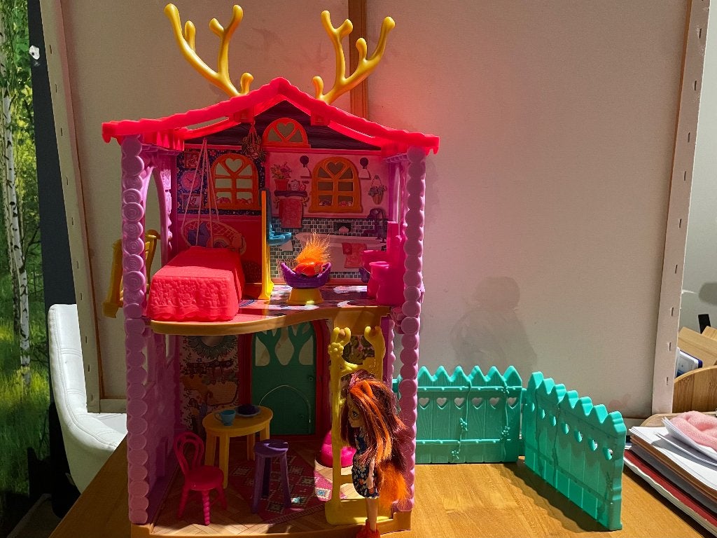 Enchantimals hertenhuis, Kinderen en Baby's, Ophalen, Zo goed als nieuw, Poppenhuis