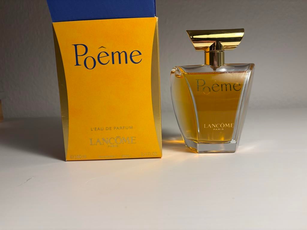 Lancôme Poême Eau De Parfum 100 ml - enkele keren getest, Ophalen of Verzenden, Zo goed als nieuw