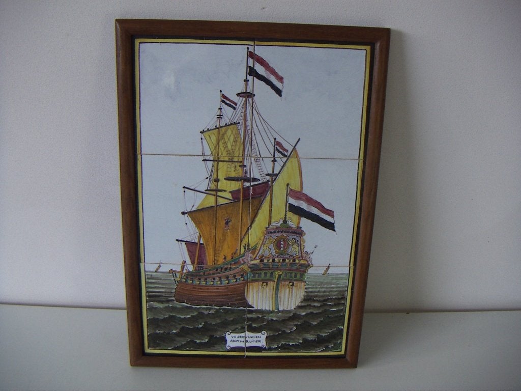 Westraven keramiek tegels jr.1920. Schip de Zeven Provinciën, Ophalen of Verzenden