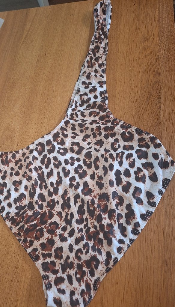 Heren zwemslip / badpak / miniki met luipaardprint maat xl, Verzenden, Maat 56/58 (XL), Meerkleurig, Zwemslip