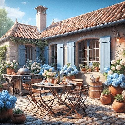 Borduurpatroon: Patio Bloemenpracht, Zwolle, Patroon, Verzenden, Eindeloos Borduren