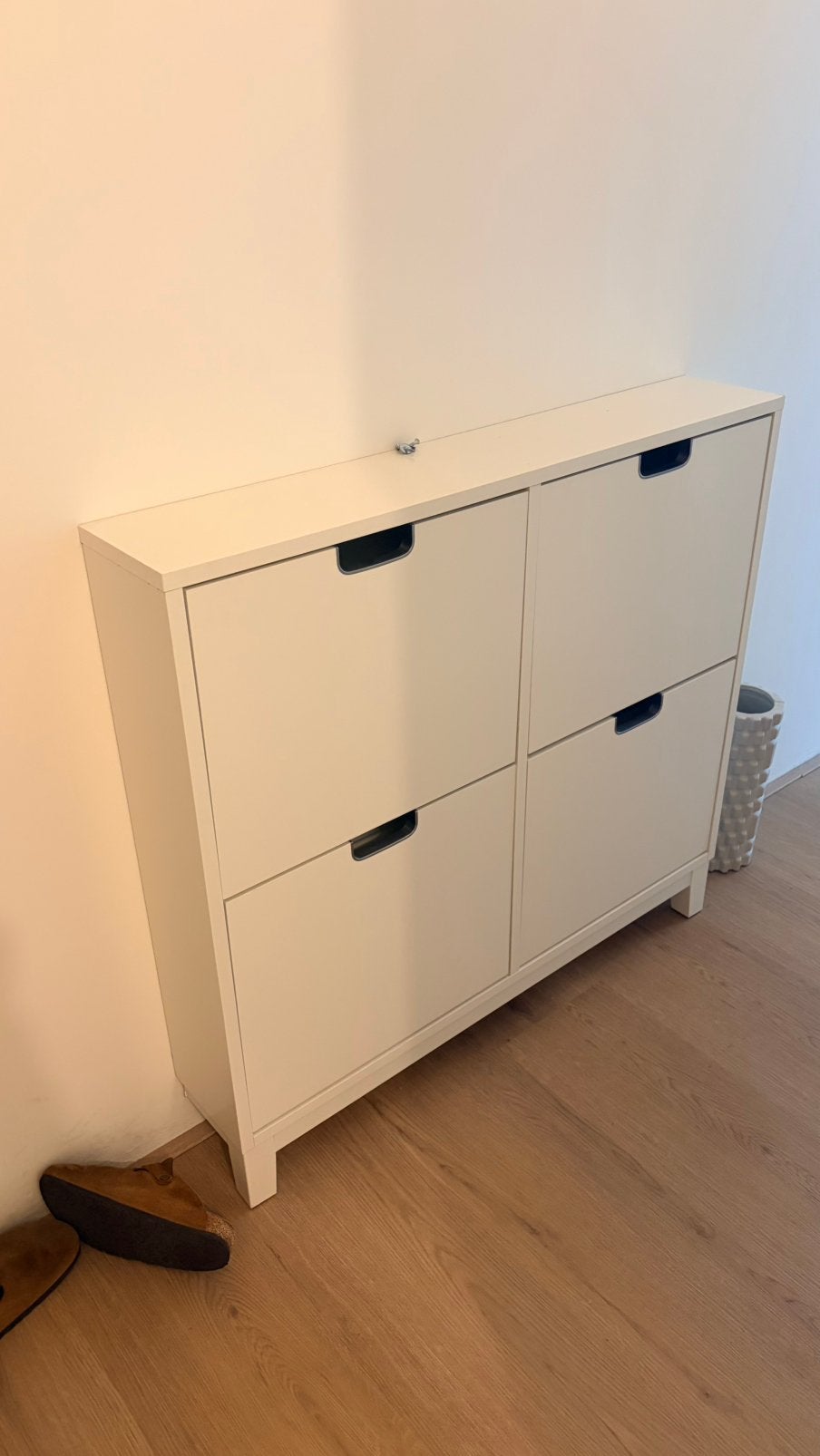 Stall schoenenkast ikea creme, Ophalen, Zo goed als nieuw