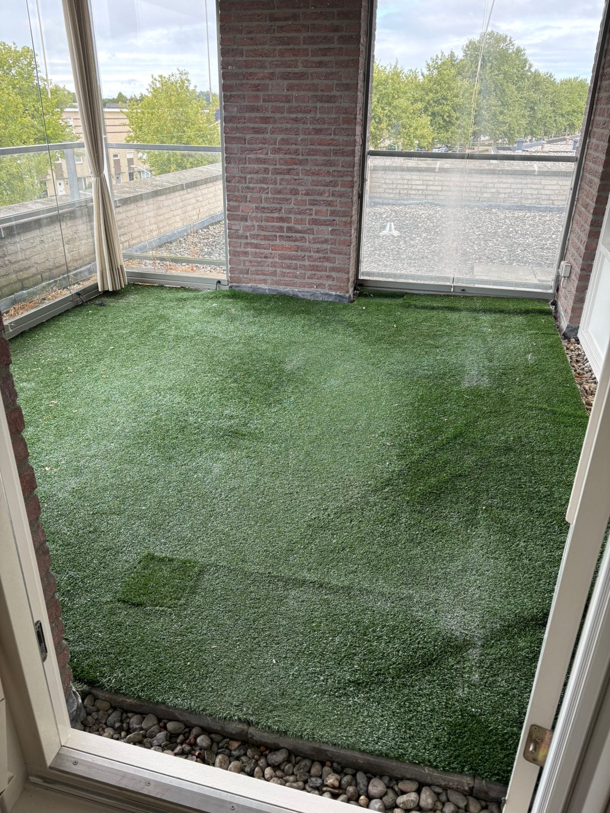 Kunstgras, Doe-het-zelf en Verbouw, Kozijnen en Schuifpuien, Ophalen, Gebruikt