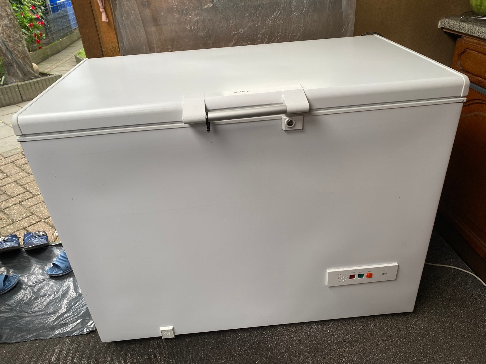 Siemens vrieskist, Witgoed en Apparatuur, Vriezers en Diepvrieskisten, Vrieskist, Gebruikt, Vrijstaand, 90 cm of meer