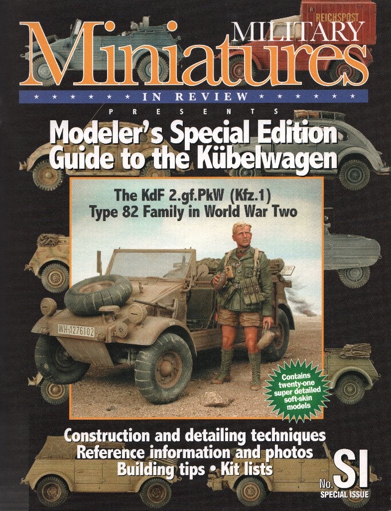 Military Miniatures in Review magazine Guide kubelwagen, Hobby en Vrije tijd, Ophalen of Verzenden, 1:32 tot 1:50, Auto, Overige merken