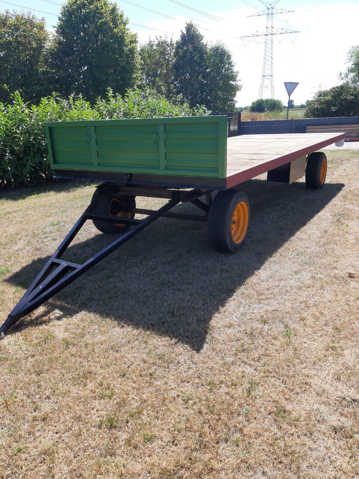 landbouwwagen aanhanger kar, Ophalen