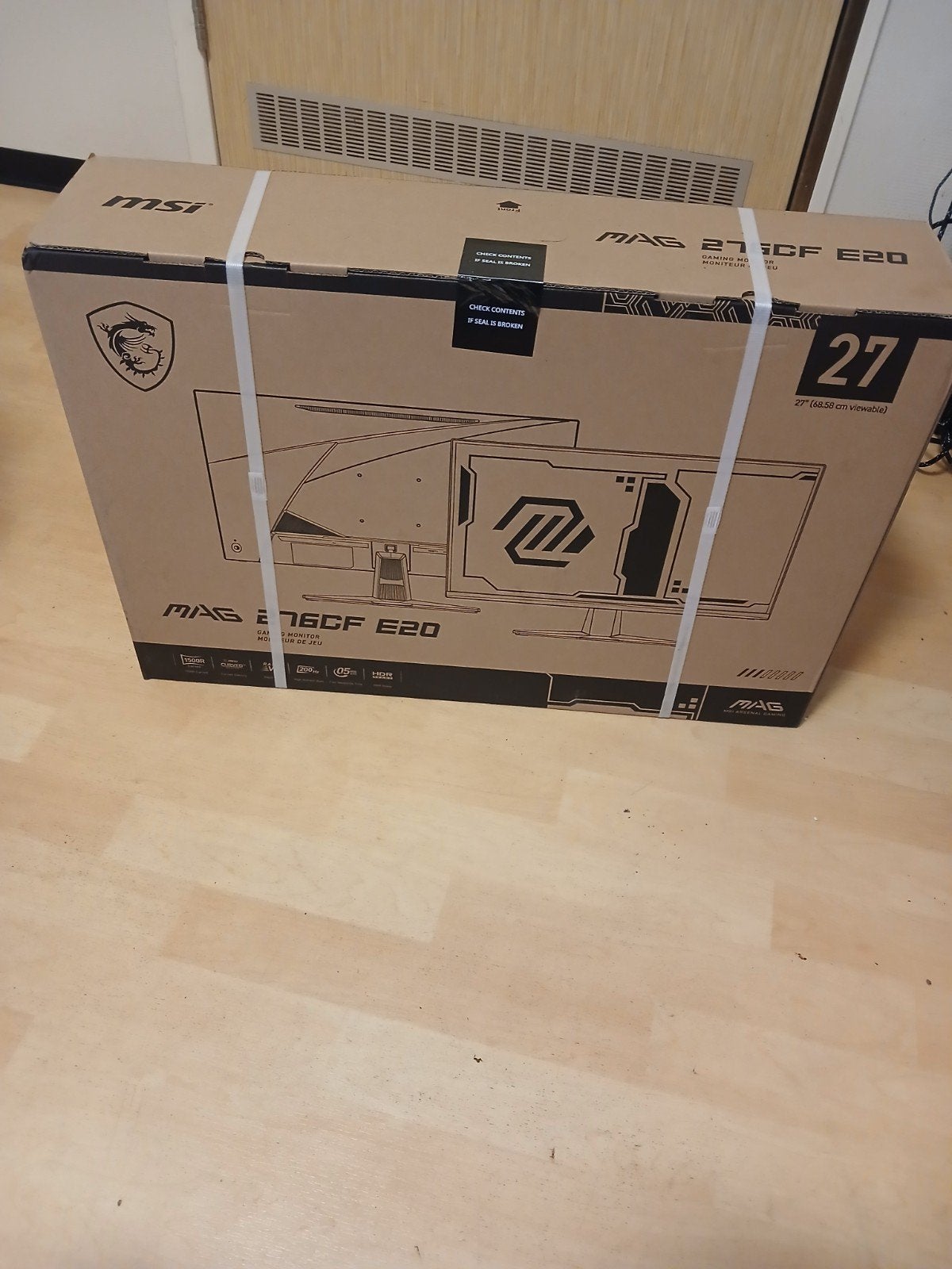 MSI MAG 271CF E20 Gaming Monitor - 27 inch, Gaming, MSI, Curved, VA
