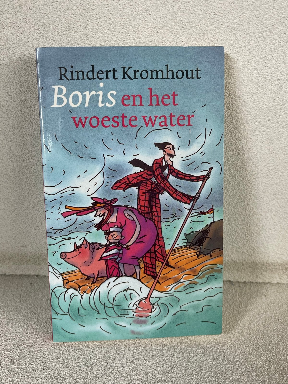 Boris en het woeste water - Rindert Kromhout (Kinderboekenwe, Ophalen of Verzenden, Zo goed als nieuw, Fictie algemeen