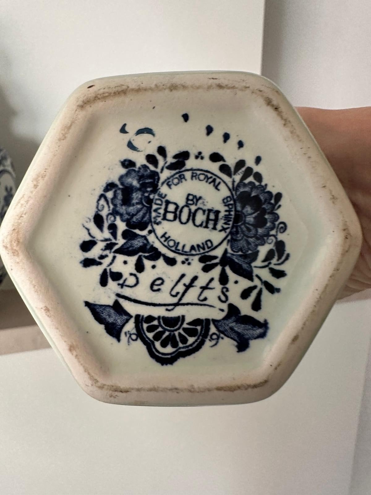 Delfts Blauw vazen van Royal Sphinx Boch Holland, Ophalen