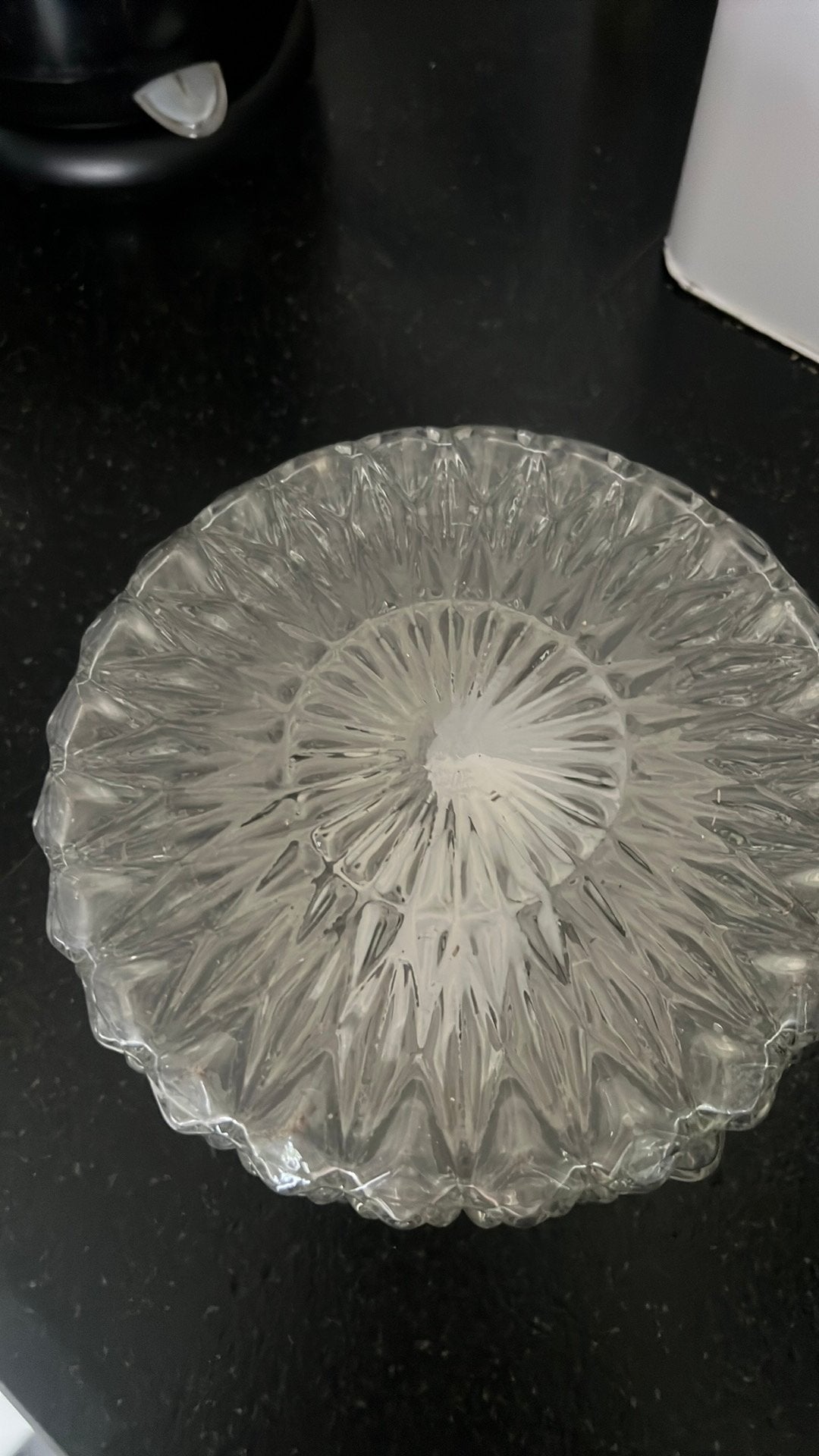 Vintage glazen lamp, Ophalen of Verzenden