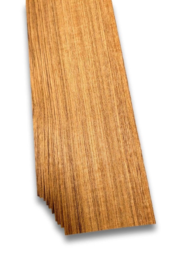 Teak fineer | 19 vellen | 180x11 cm, -, Verzenden, -, Nieuw