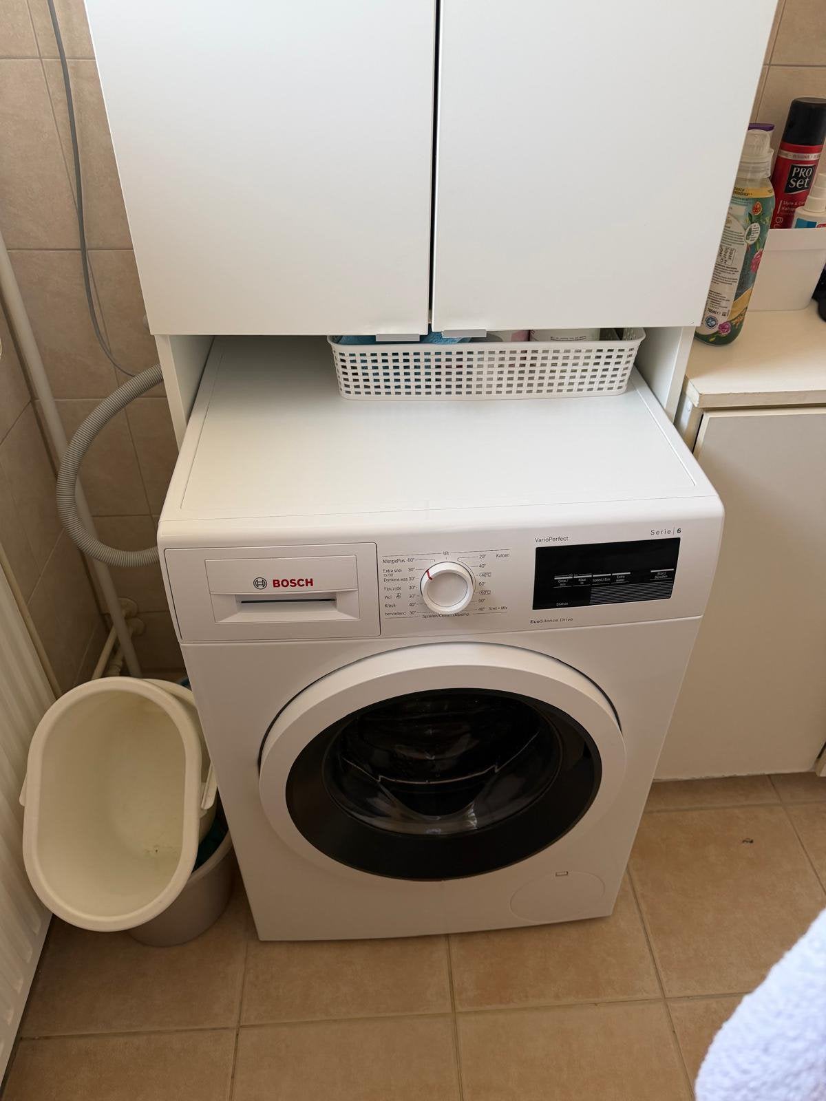 Bosch Serie 6 VarioPerfect wasmachine, Witgoed en Apparatuur, Wasmachines, Ophalen, Zo goed als nieuw, 85 tot 90 cm, 1200 tot 1600 toeren