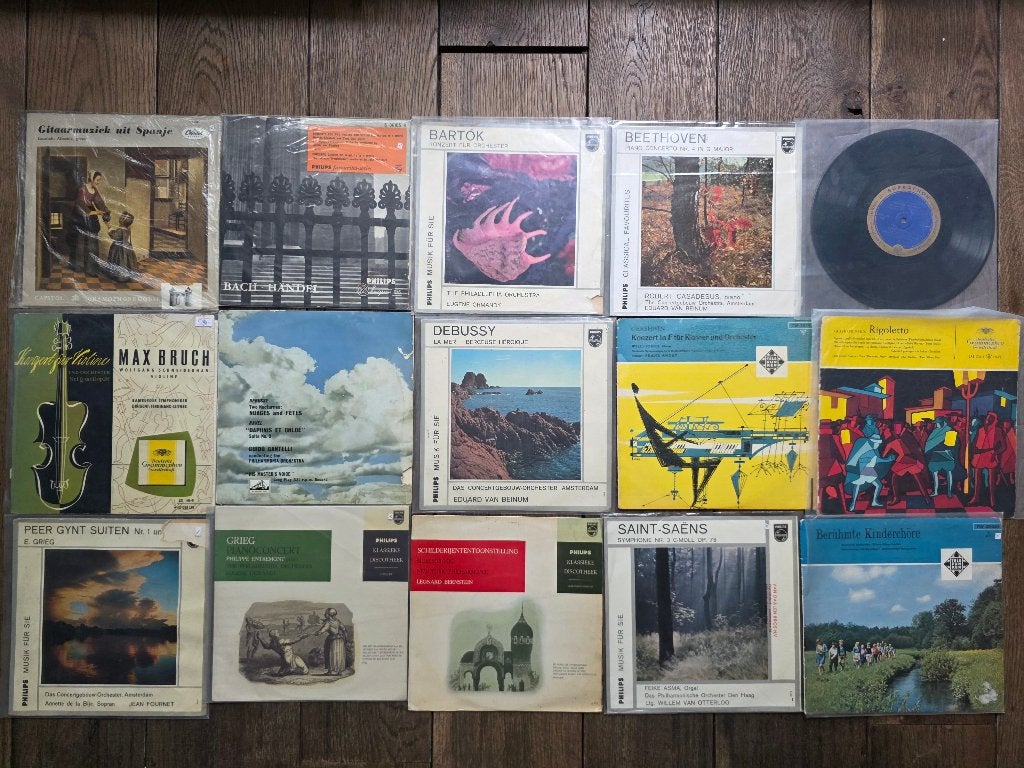 103 LP Pakket Klassieke Muziek, Cd's en Dvd's, LP, Gebruikt, Overige formaten, Overige typen