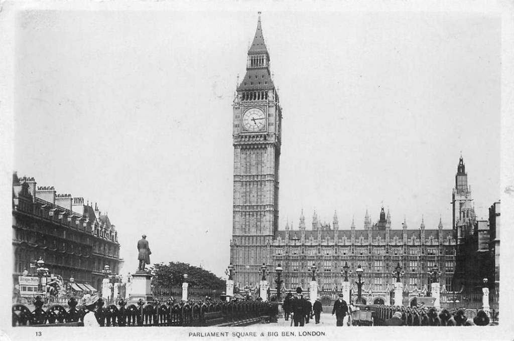 381-164-025 London Parliament Square, Verzenden, Voor 1920, Engeland
