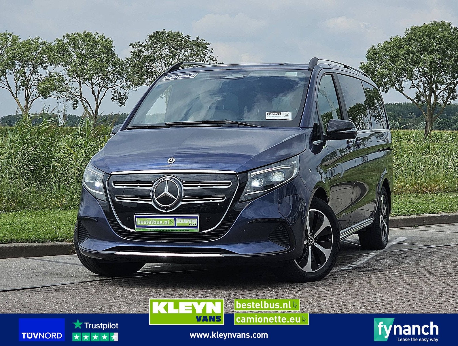 MERCEDES-BENZ EQV 300 wltp 365 km, Auto's, Automaat, Gebruikt, Blauw, 7 stoelen
