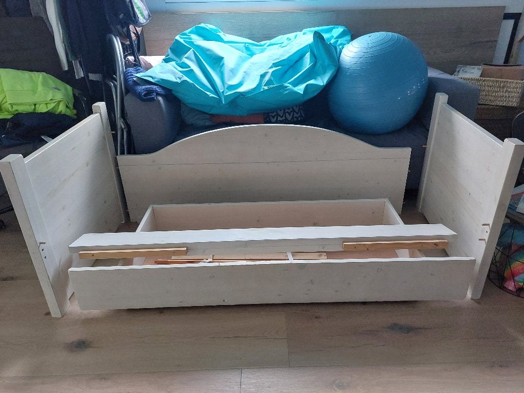 peuterbed, Gebruikt, 70 tot 85 cm, 140 tot 160 cm, Ophalen