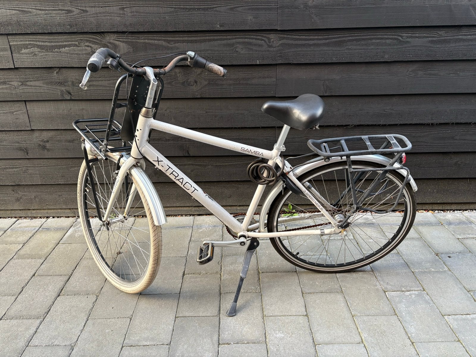 X-Tract Samba herenfiets met voordrager, Ophalen, Gebruikt, Overige merken