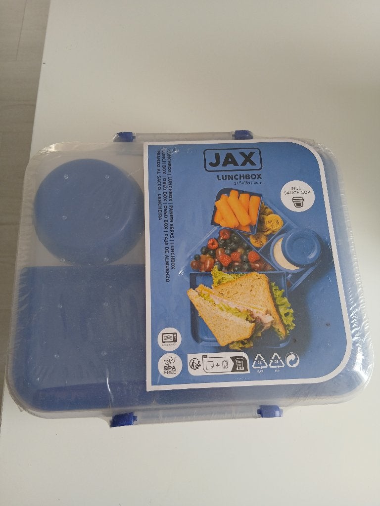 Lunch box Blauw Nieuw, Ophalen of Verzenden, Nieuw