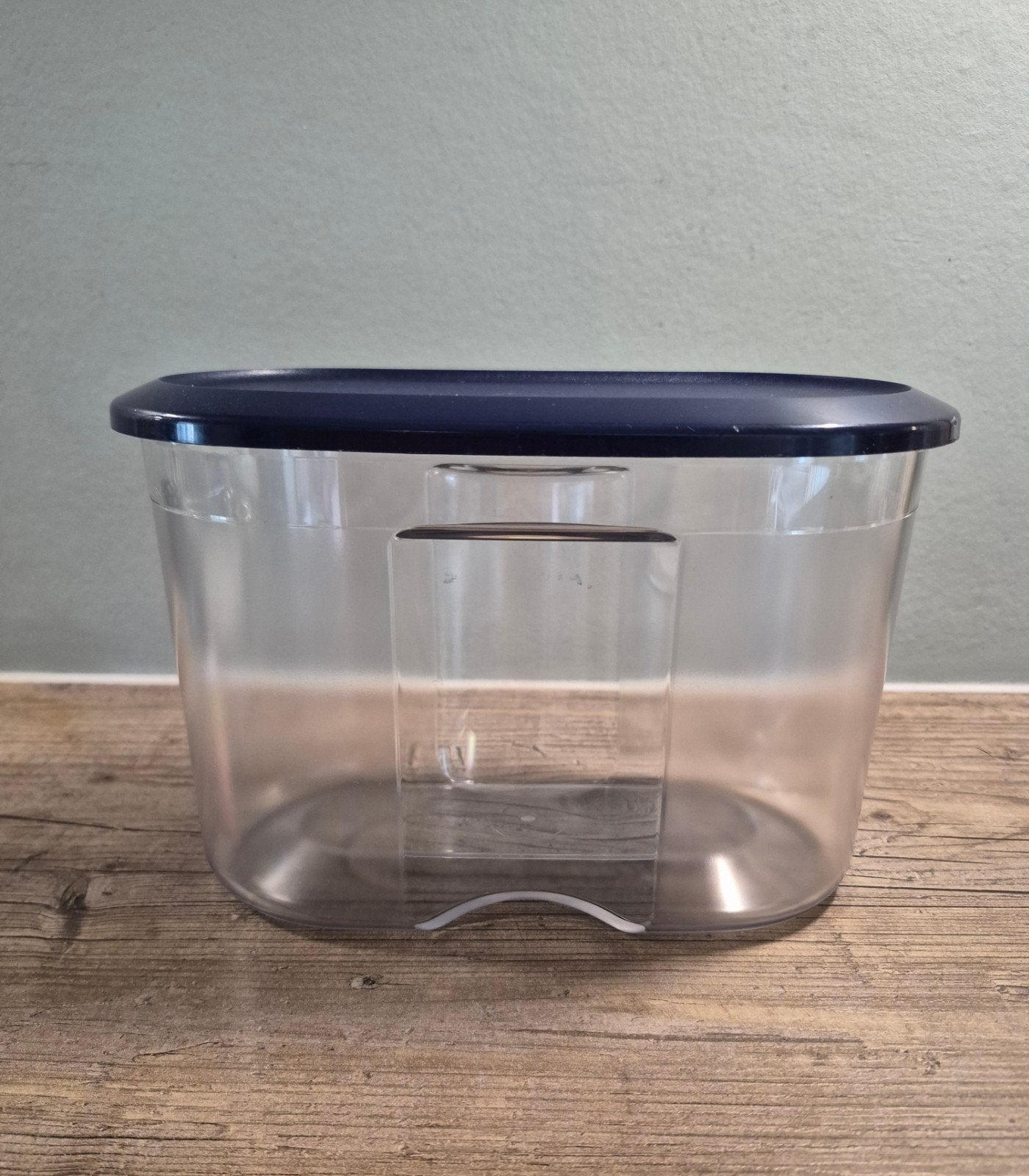 Tupperware beschuitbus, Bewaardoos, Blauw, Ophalen of Verzenden, Zo goed als nieuw