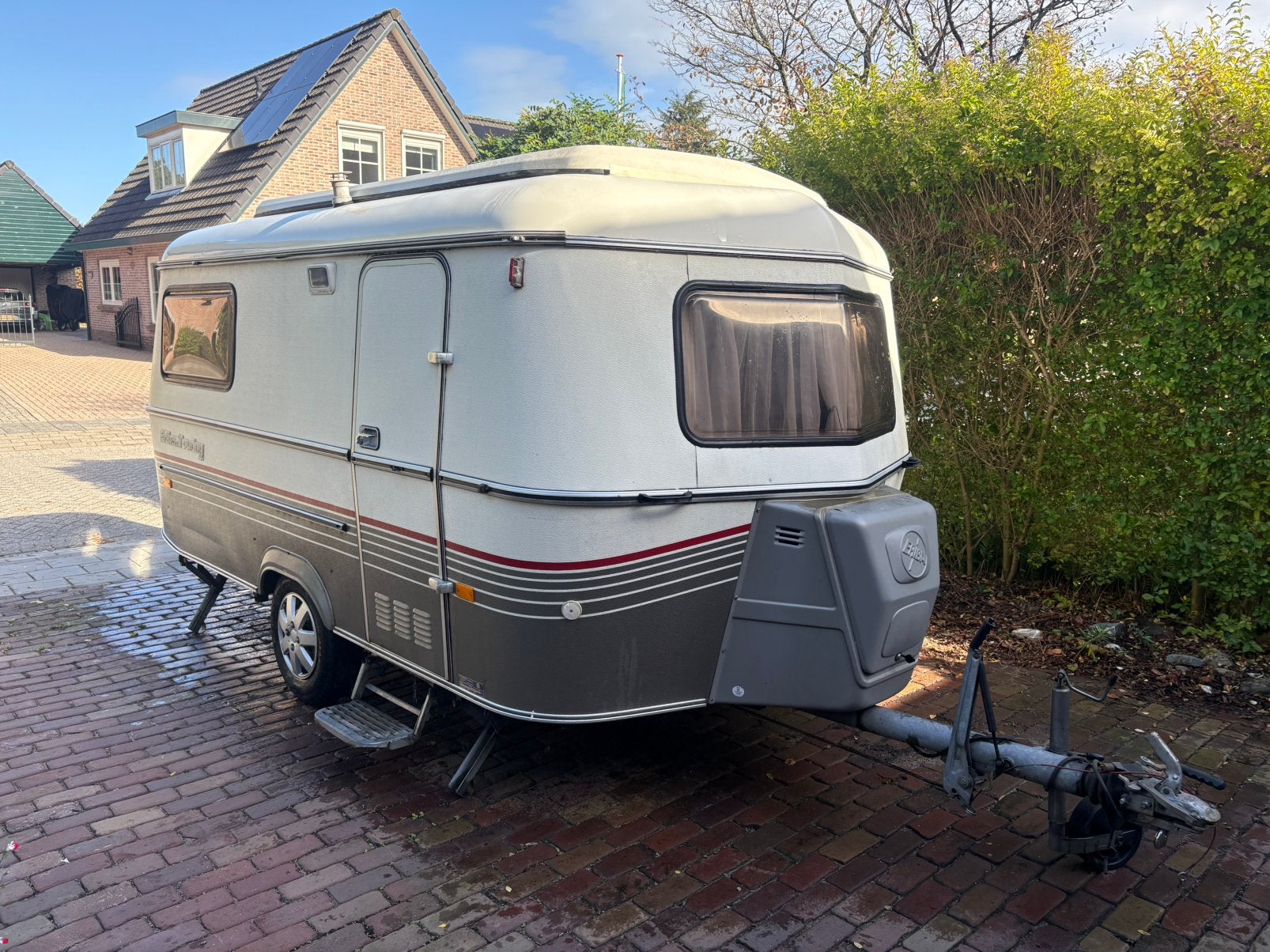 Eriba-Touring Triton bs/1989/Hefdak/Fijne en goede caravan, Hefdak, Standaardzit, Omvormbare zithoek, Bedrijf