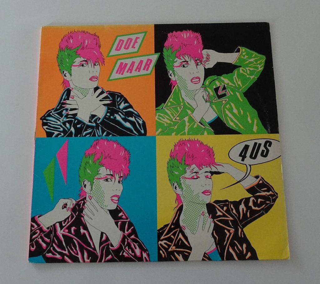 Doe Maar - 4US -- LP Album 1983, Cd's en Dvd's, Ophalen, Zo goed als nieuw, 12 inch