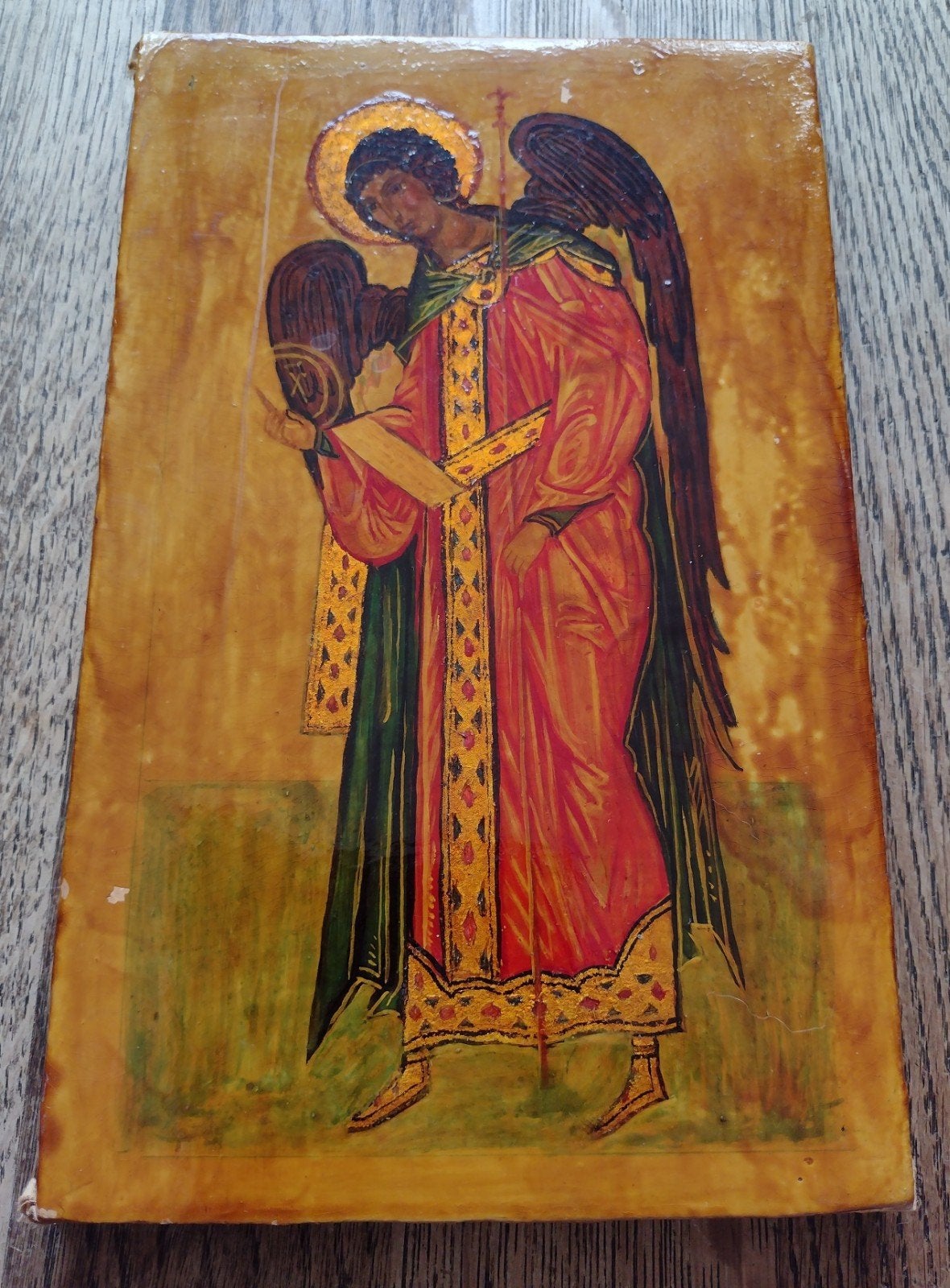 Geschilderde icoon, Antiek en Kunst, Ophalen of Verzenden