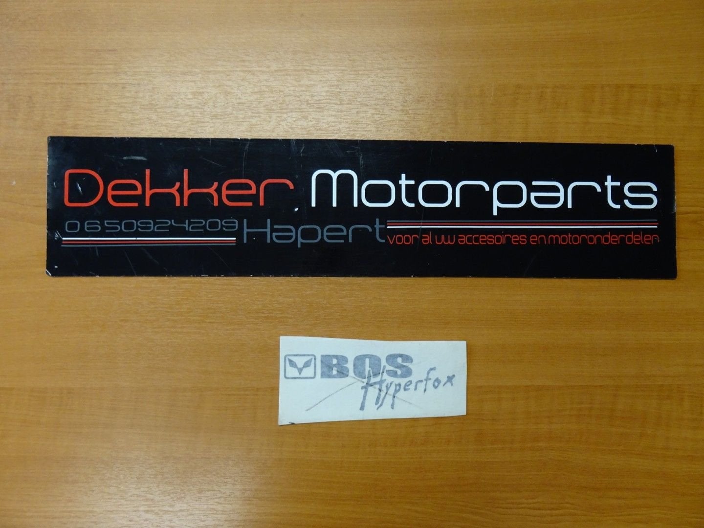Bos Exhausts Uitlaat / Demper Sticker # Bos Hyperfox #, Motoren, Accessoires | Stickers, Ophalen of Verzenden, -, -, -