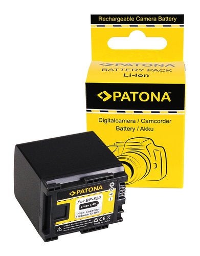 Battery Canon BP-820 Canon HF-G30 Canon XA20 Canon XA2, Nieuw