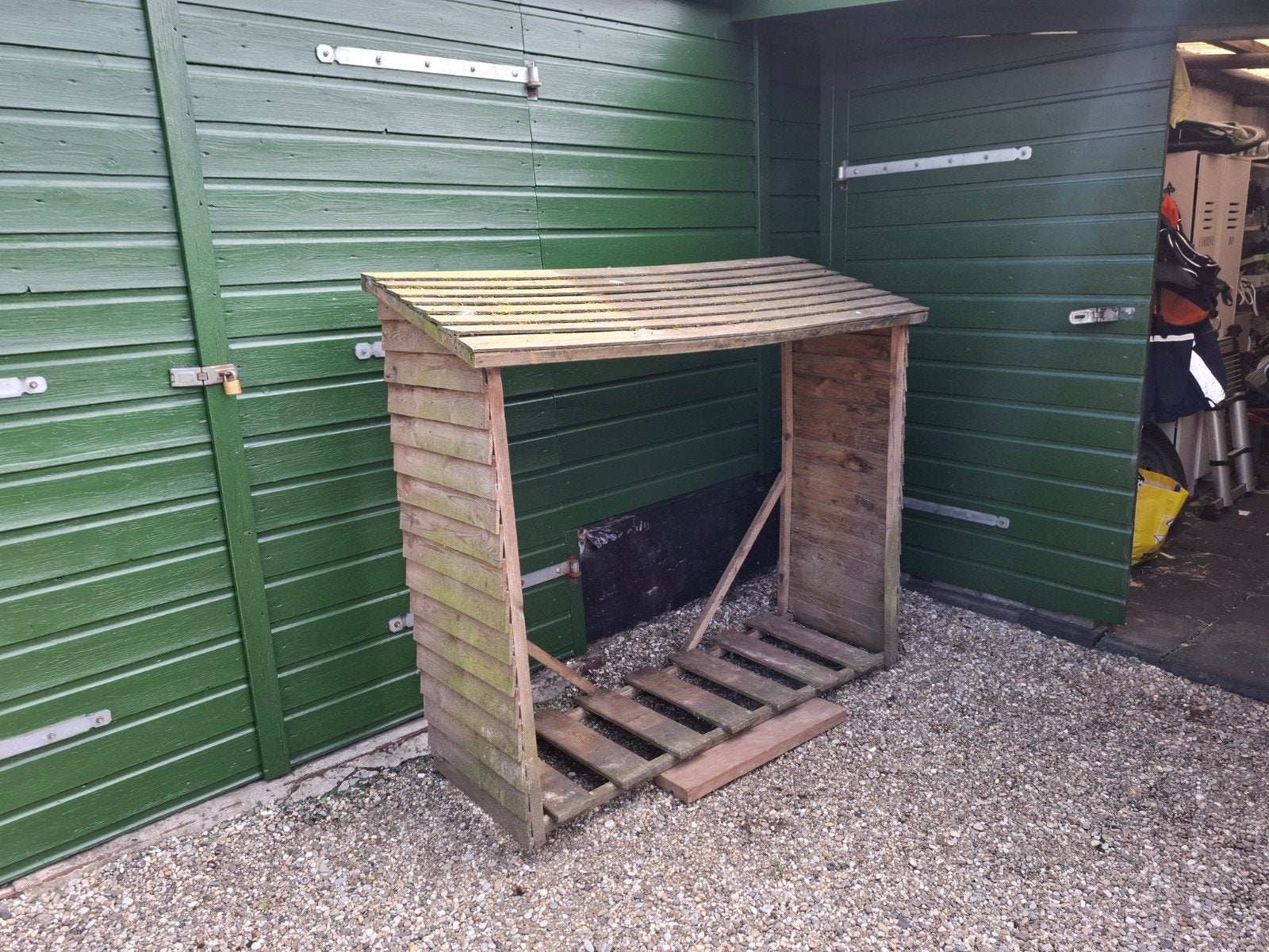 Houthok - 150x50x120/140 cm, Ophalen, Gebruikt, Hout, Overige typen