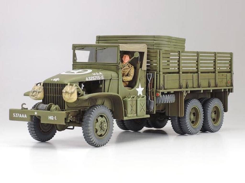 Tamiya US 21/2t Truck incl EDU PE set 1/35 35218 35466, 1:32 tot 1:50, Nieuw, Ophalen of Verzenden, Truck