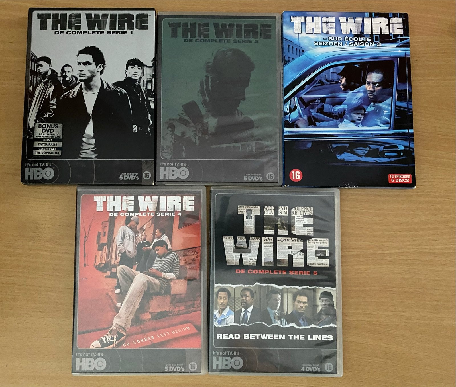 The Wire - Complete Serie 1-5 (DVD Boxset), Cd's en Dvd's, Vanaf 16 jaar, Misdaad, Nederlands, Ophalen of Verzenden