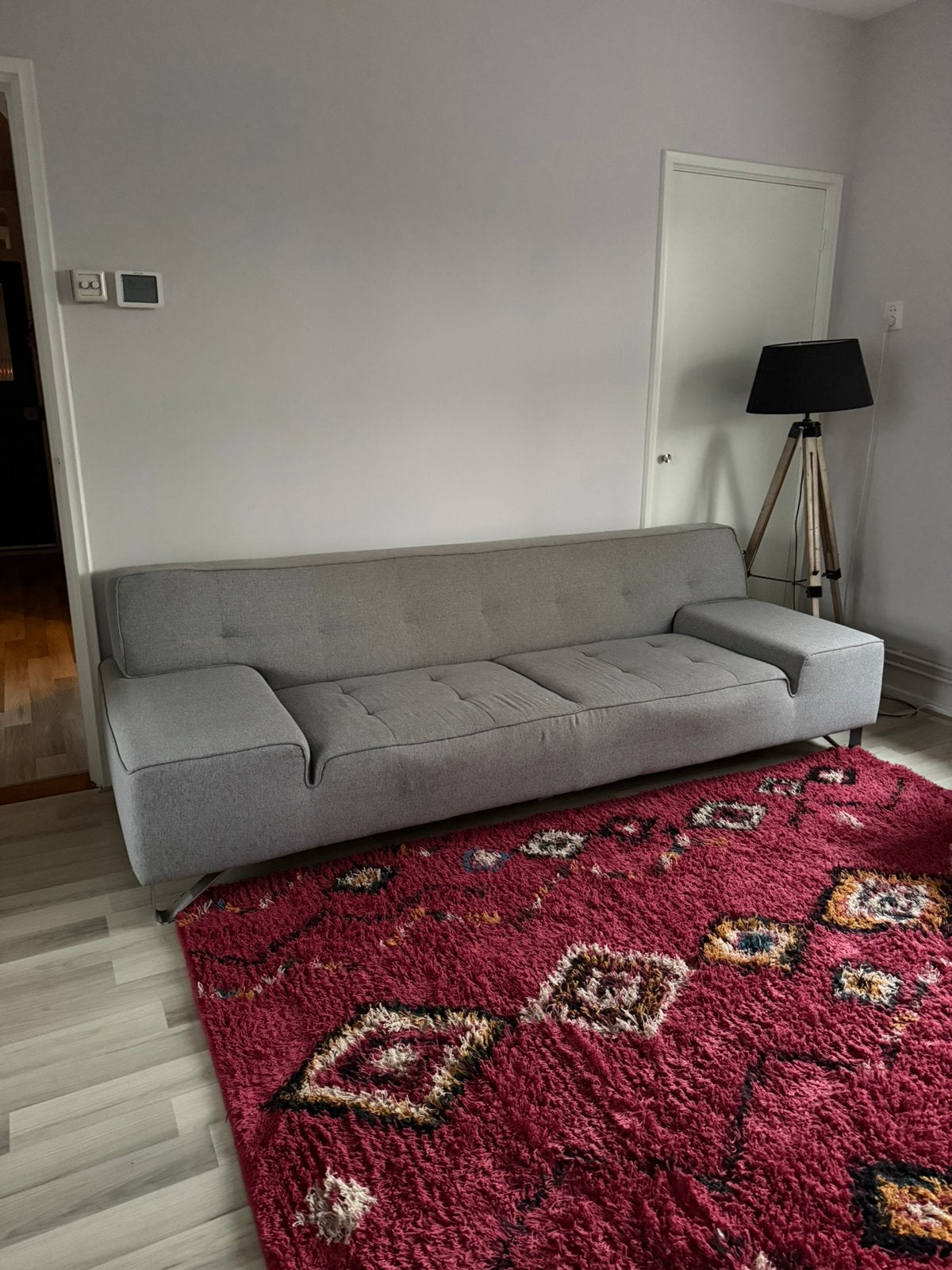 Xooon design bank en Hocker, Ophalen, Gebruikt, Driepersoons, 75 tot 100 cm