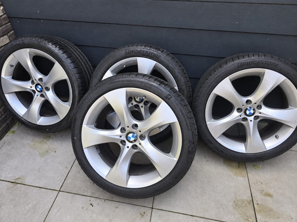 BMW Styling 311 20" velgen 5x120 nieuwe Bridgestone banden, Ophalen, 285 mm, Banden en Velgen, Nieuw