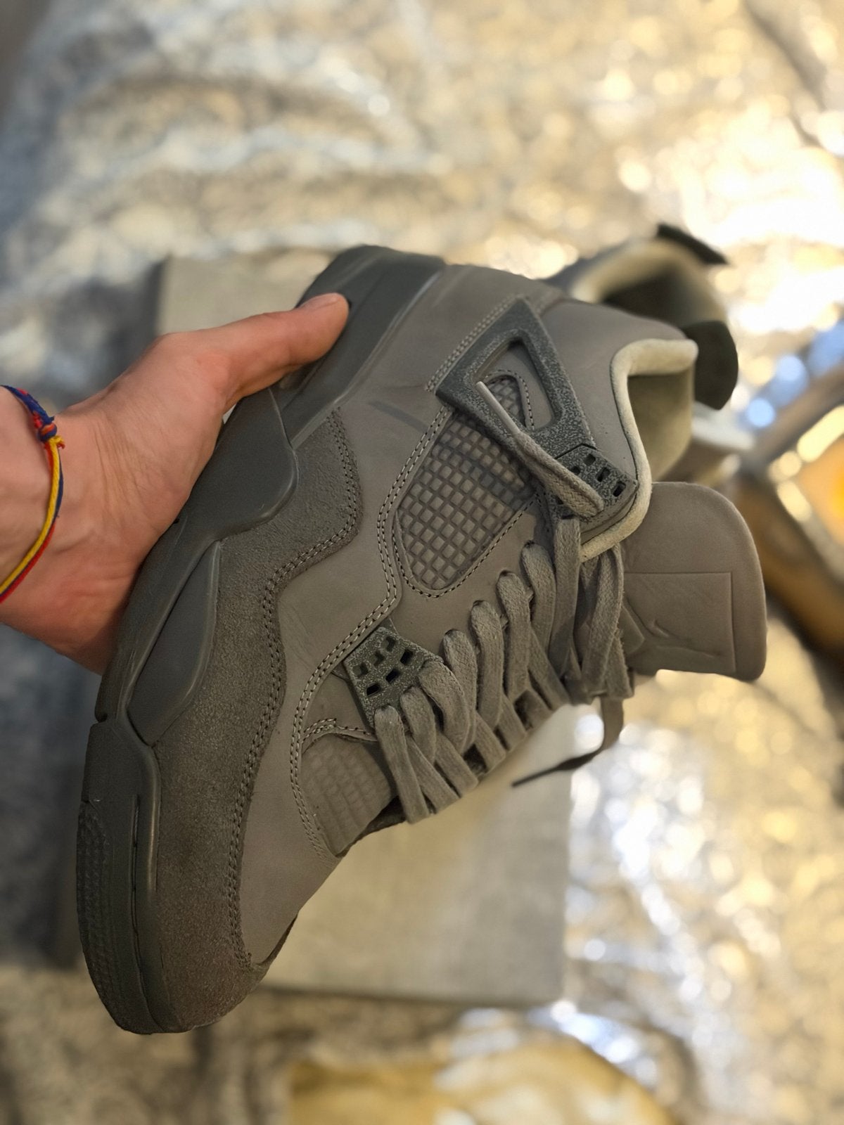 Nike Air Jordan 4 Retro SE Wet Cement Paris Olympics, Ophalen, Zo goed als nieuw, Overige kleuren, Sneakers of Gympen