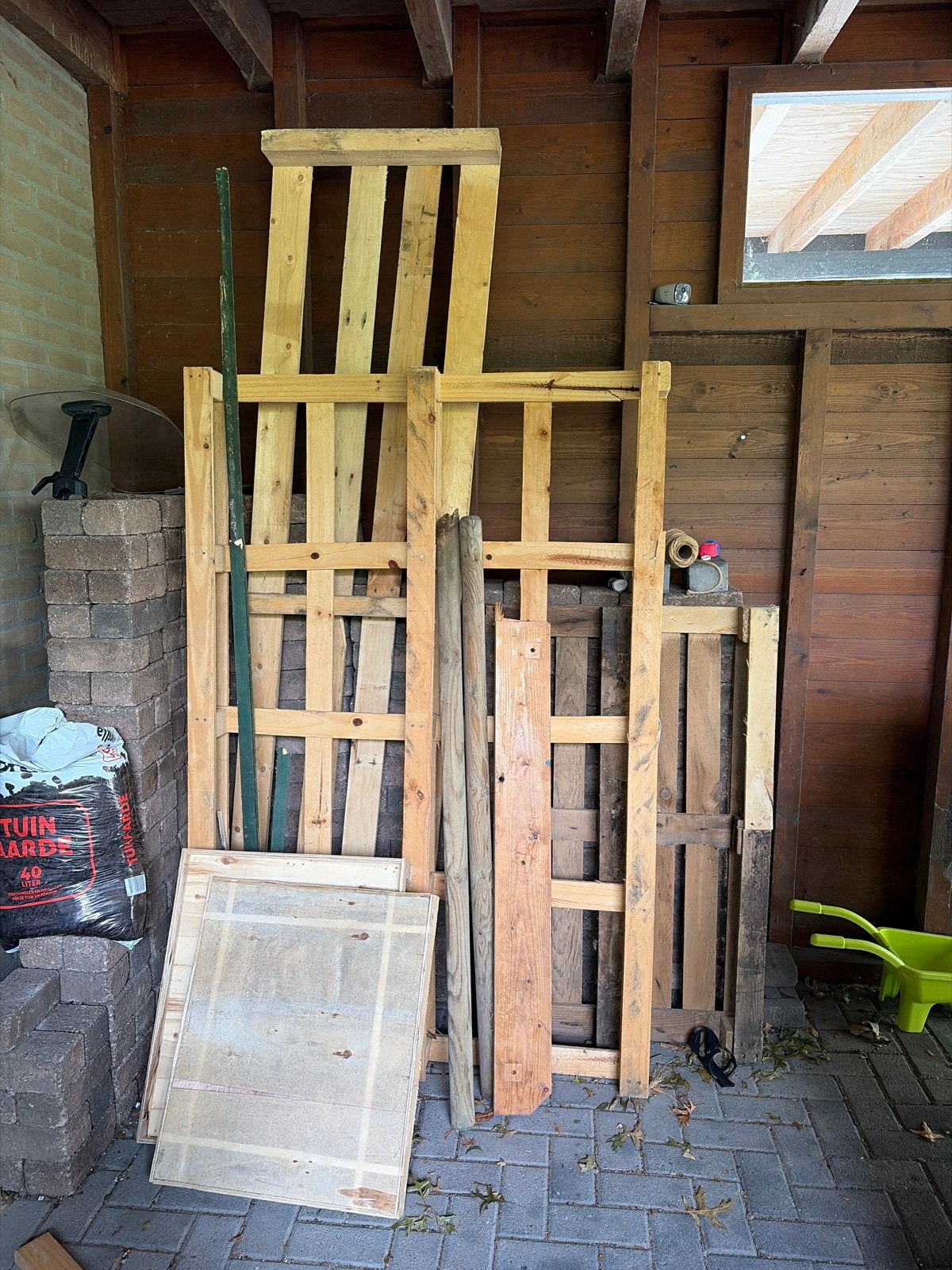Diverse Pallets voor Tuinprojecten of Decoratie, Ophalen, Gebruikt, 25 tot 50 mm, Pallet