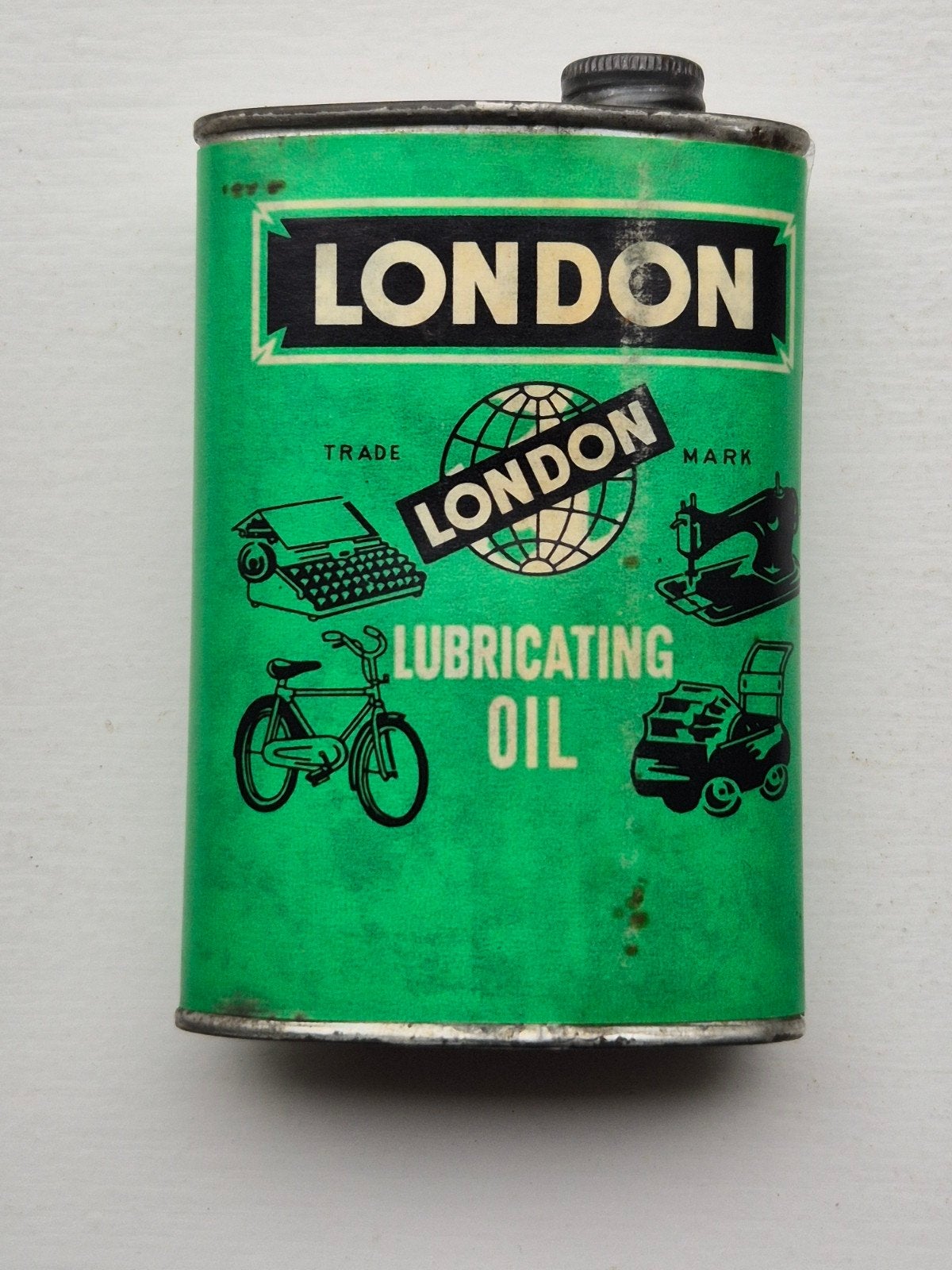 London Olie blik, Ophalen of Verzenden, Gebruikt, Overige